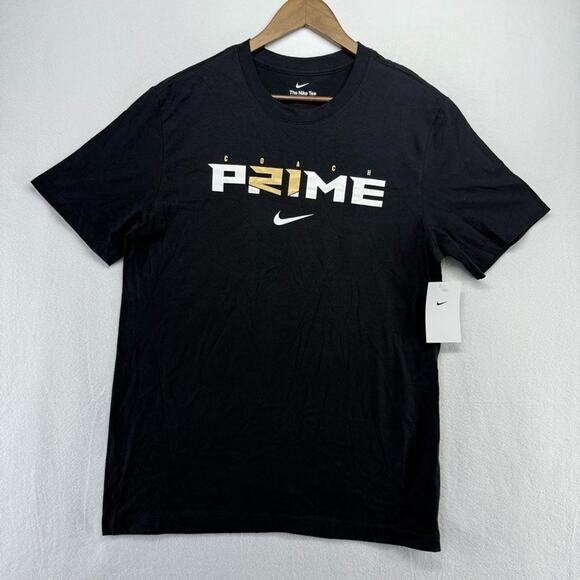 Nike Coach Prime Shirt Men's Medium Black Colorado Buffaloes Center Swoosh Nike - Picture 1 of 10
